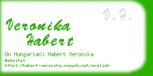 veronika habert business card